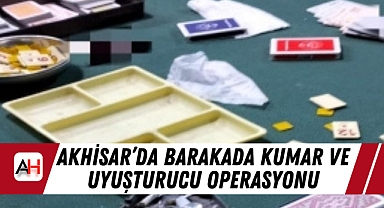 Akhisar'da Barakada Kumar ve Uyuşturucu Operasyonu