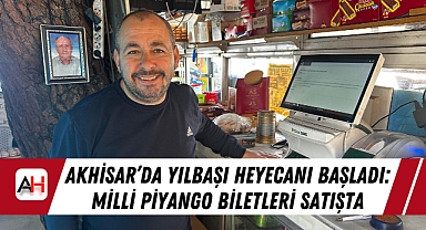 Akhisar'da Yılbaşı Heyecanı Başladı: Milli Piyango Biletleri Satışta