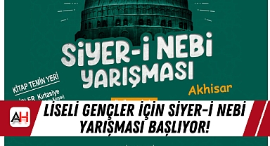 Liseli Gençler için Siyer-i Nebi Yarışması Başlıyor!