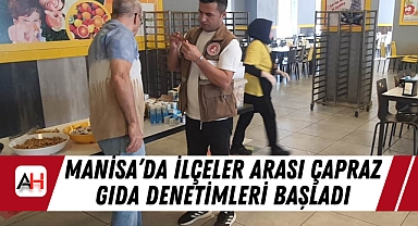 Manisa’da İlçeler Arası Çapraz Gıda Denetimleri Başladı
