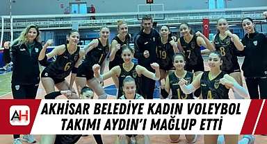 Akhisar Belediye Kadın Voleybol Takımı Aydın'ı Mağlup Etti