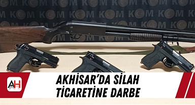 Akhisar'da Silah Ticaretine Darbe