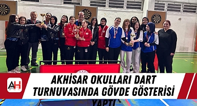 Akhisar Okulları Dart Turnuvasında Gövde Gösterisi Yaptı