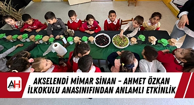 Akselendi Mimar Sinan - Ahmet Özkan İlkokulu Anasınıfından Anlamlı Etkinlik