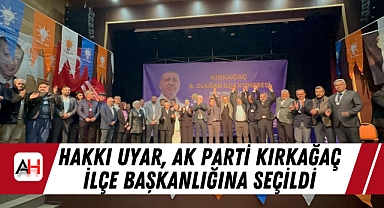 Hakkı Uyar, AK Parti Kırkağaç İlçe Başkanlığına Seçildi