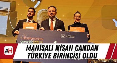 Manisalı Nisan Candan Türkiye Birincisi Oldu