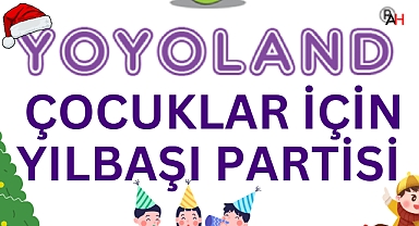 Yoyoland çocuklar için yılbaşı partisi