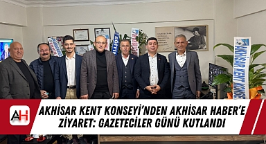 Akhisar Kent Konseyi'nden Akhisar Haber'e Ziyaret: Gazeteciler Günü Kutlandı