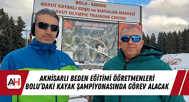 Akhisarlı Beden Eğitimi Öğretmenleri Bolu’daki Kayak Şampiyonasında Görev Alacak