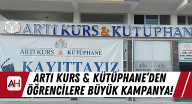 Artı Kurs & Kütüphane'den Öğrencilere Büyük Kampanya!