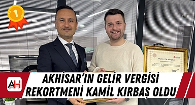 Akhisar'ın Gelir Vergisi Rekortmeni Kamil Kırbaş oldu