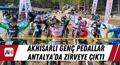 Akhisarlı Genç Pedallar Antalya’da Zirveye çıktı