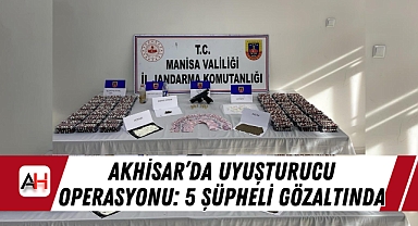 Akhisar’da Uyuşturucu Operasyonu: 5 Şüpheli Gözaltında