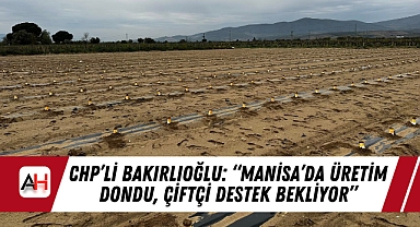 CHP'li Bakırlıoğlu: "Manisa'da Üretim Dondu, Çiftçi Destek Bekliyor"