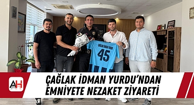 Çağlak İdman Yurdu'ndan Emniyete Nezaket Ziyareti
