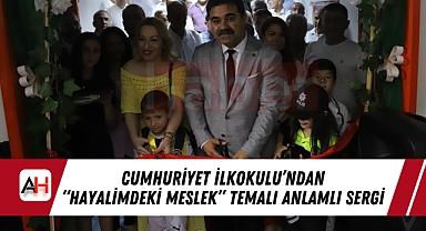 Cumhuriyet İlkokulu'ndan "Hayalimdeki Meslek" Temalı Anlamlı Sergi