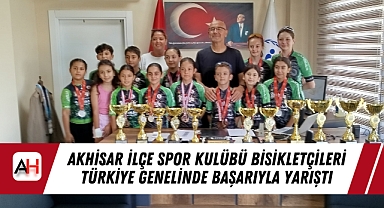 Akhisar İlçe Spor Kulübü Bisikletçileri Türkiye Genelinde Başarıyla Yarıştı