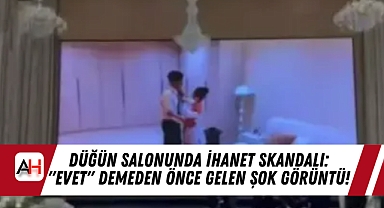 Düğün Salonunda İhanet Skandalı: "Evet" Demeden Önce Gelen Şok Görüntü!