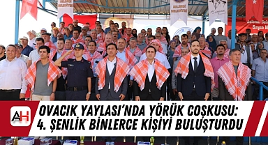 Ovacık Yaylası’nda Yörük Coşkusu: 4. Şenlik Binlerce Kişiyi Buluşturdu