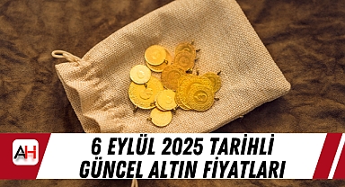 6 Eylül 2025 tarihli güncel altın fiyatları