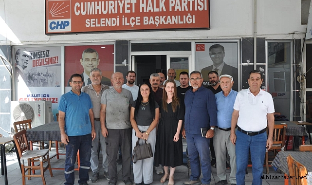 CHP Selendi’de Yeni Başkan Cemil Kurt Mazbatasını Aldı