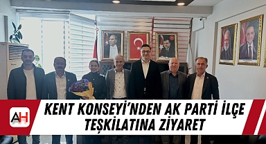 Kent Konseyi'nden AK Parti İlçe Teşkilatına Ziyaret