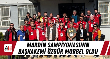 Mardin Şampiyonasının Başhakemi Özgür Morbel Oldu