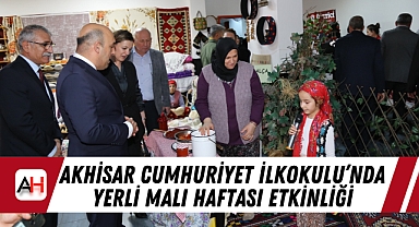 Akhisar Cumhuriyet İlkokulu'nda Yerli Malı Haftası etkinliği