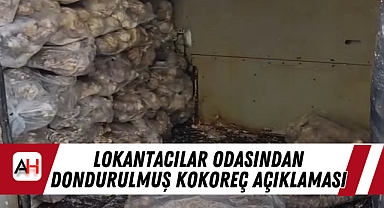 Lokantacılar Odasından Dondurulmuş Kokoreç Açıklaması