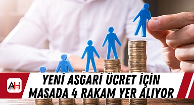 Yeni asgari ücret için masada 4 rakam yer alıyor