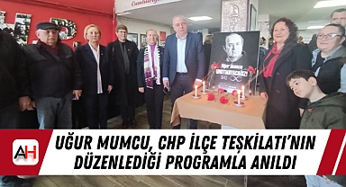 Uğur Mumcu, CHP İlçe Teşkilatı'nın düzenlediği programla anıldı