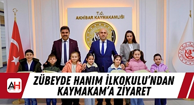 Zübeyde Hanım İlkokulu’ndan Kaymakam’a Ziyaret