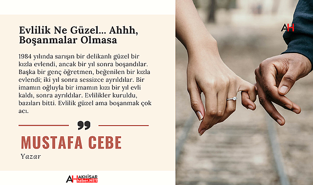 Evlilik Ne Güzel... Ahhh, Boşanmalar Olmasa