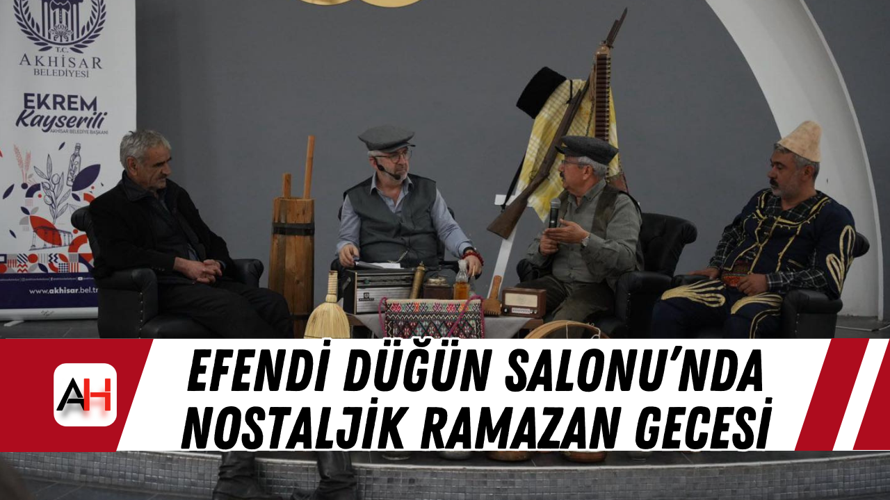 Efendi Düğün Salonu’nda Nostaljik Ramazan Gecesi
