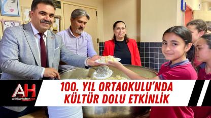 100. Yıl Ortaokulu’nda Kültür Dolu Etkinlik