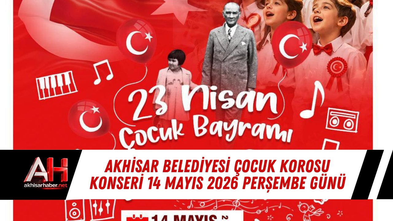 Akhisar Belediyesi Çocuk Korosu Konseri 14 Mayıs 2026 Perşembe Günü
