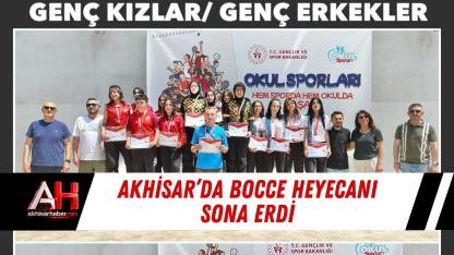 Akhisar’da Bocce Heyecanı Sona Erdi