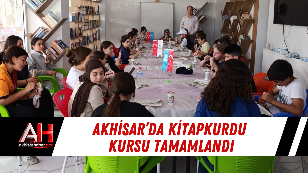 Akhisar’da Kitapkurdu Kursu Tamamlandı