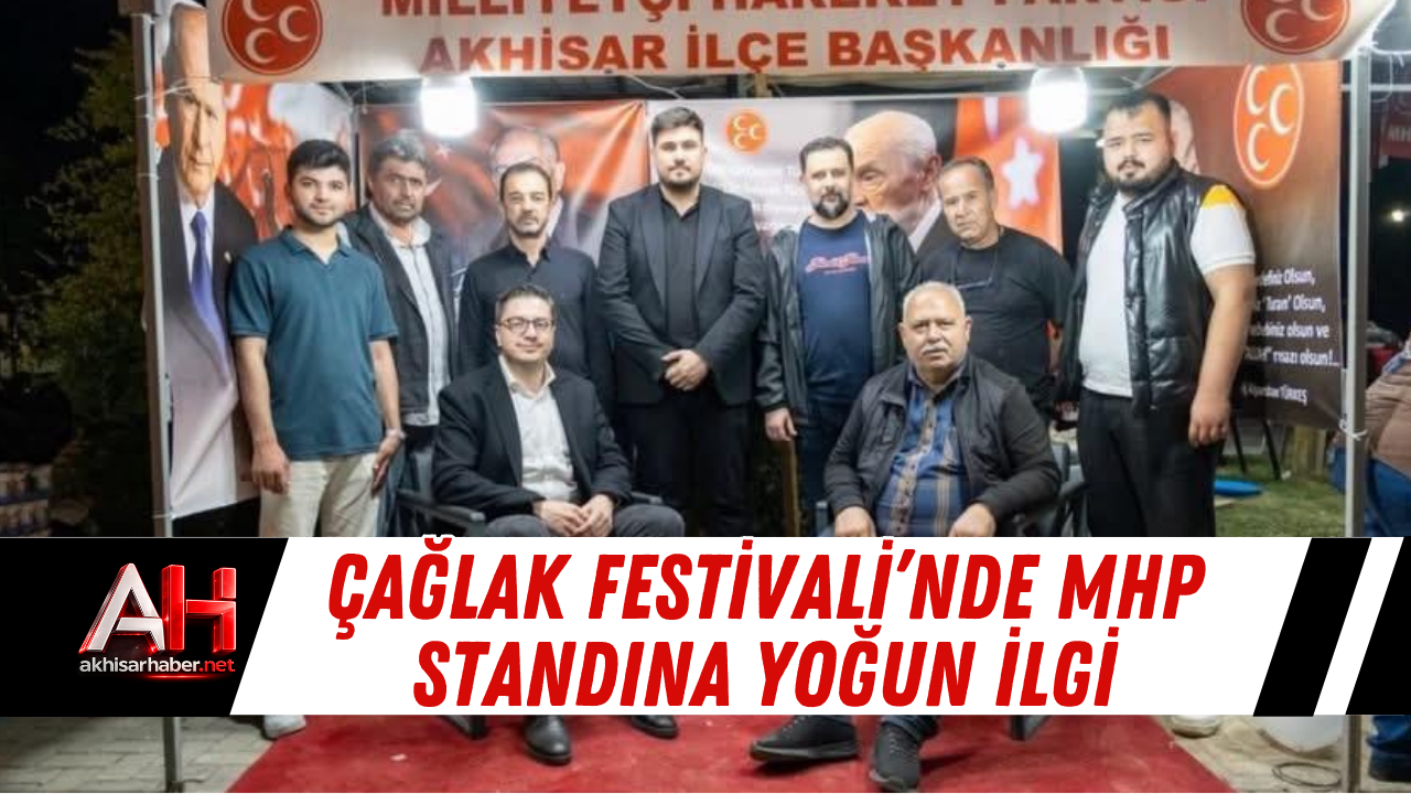 Çağlak Festivali’nde MHP Standına Yoğun İlgi