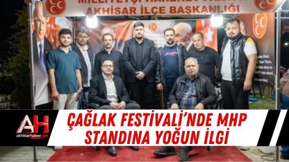 Çağlak Festivali’nde MHP Standına Yoğun İlgi