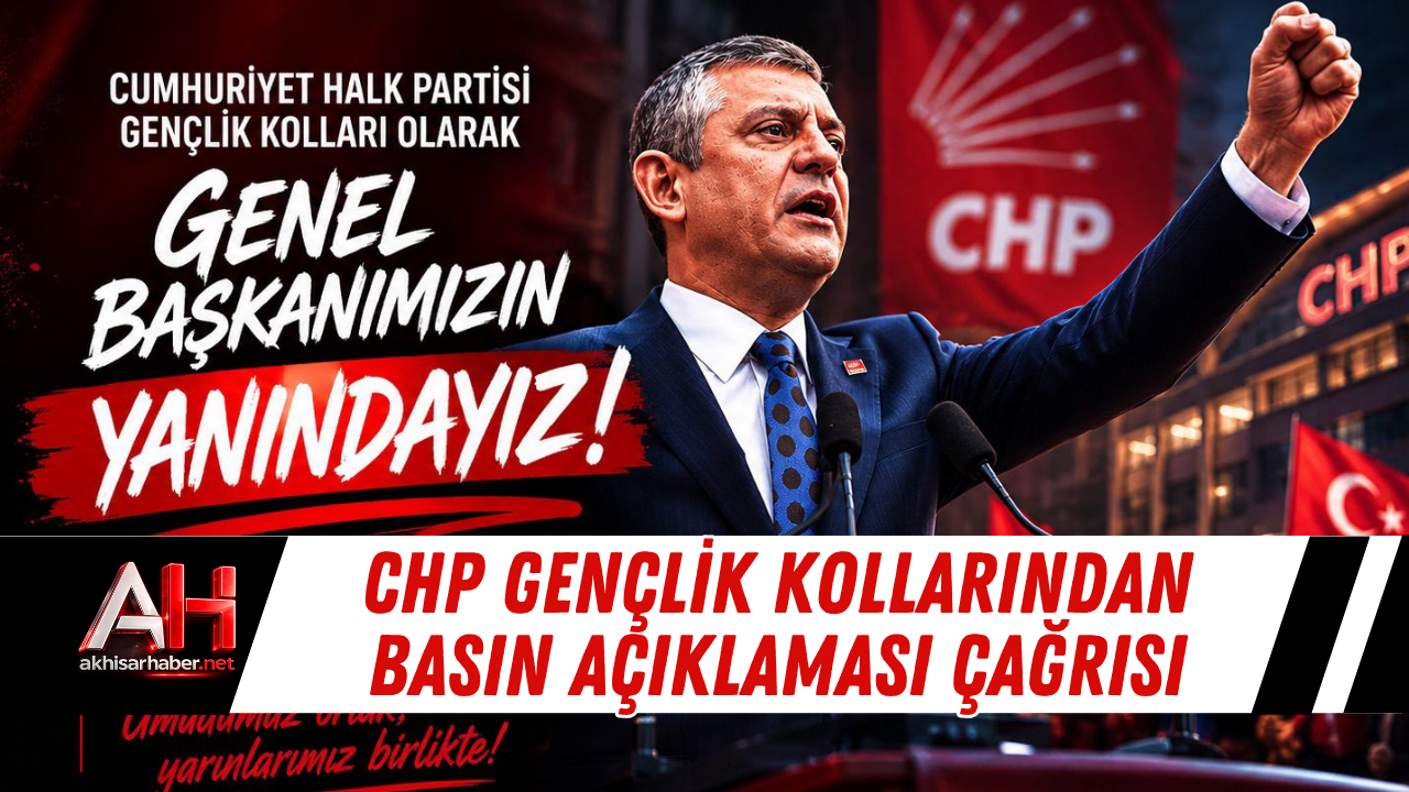 CHP Gençlik Kollarından Basın Açıklaması Çağrısı