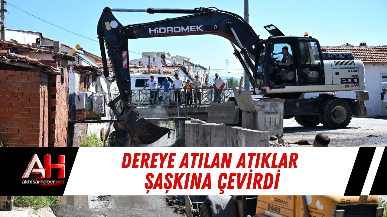 Dereye Atılan Atıklar Şaşkına Çevirdi