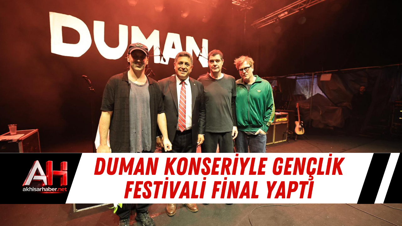 Duman Konseriyle Gençlik Festivali Final Yaptı