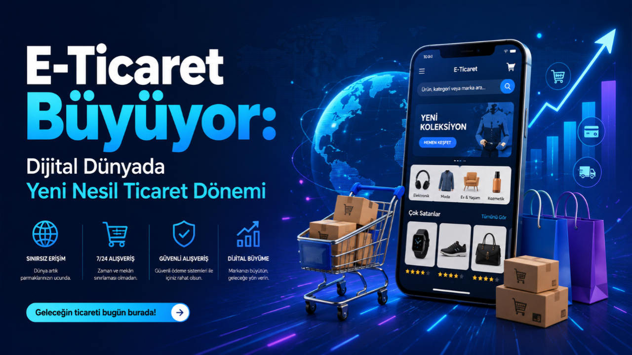 E-Ticaret Büyüyor: Dijital Dünyada Yeni Nesil Ticaret Dönemi