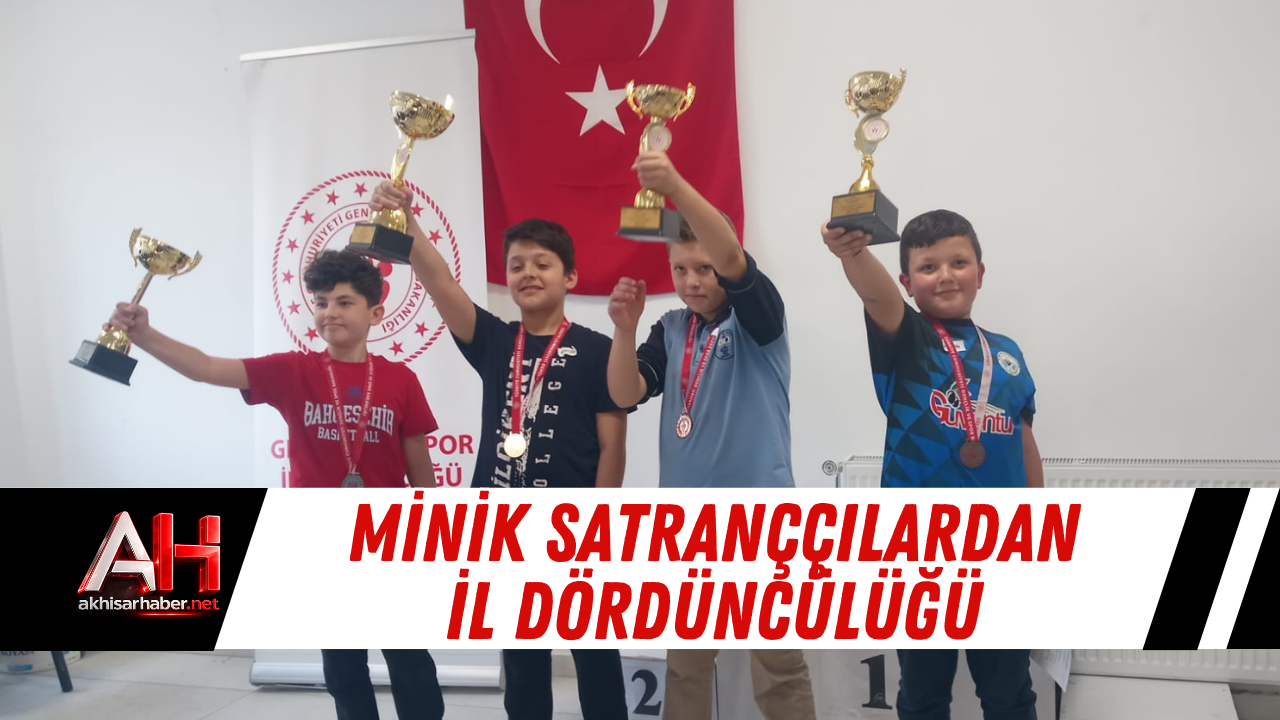 Minik Satranççılardan İl Dördüncülüğü
