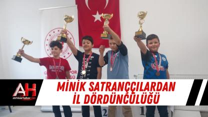 Minik Satranççılardan İl Dördüncülüğü
