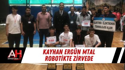 Kayhan Ergün MTAL robotikte zirvede