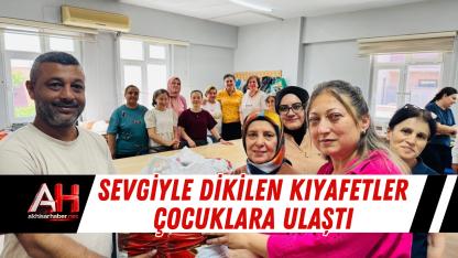 Sevgiyle Dikilen Kıyafetler Çocuklara Ulaştı
