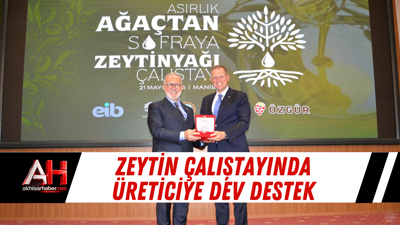 Zeytin Çalıştayında Üreticiye Dev Destek