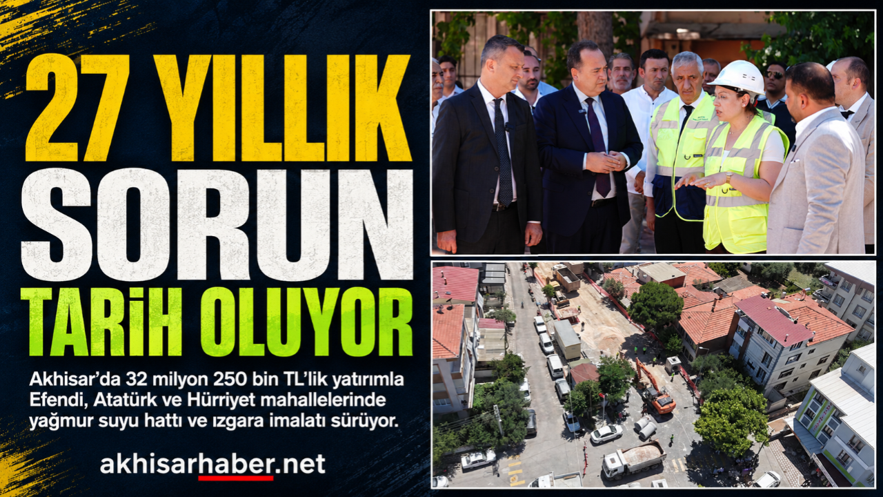 27 Yıllık Sorun Tarih Oluyor: Başkan Dutlulu Altyapı Yatırımını İnceledi